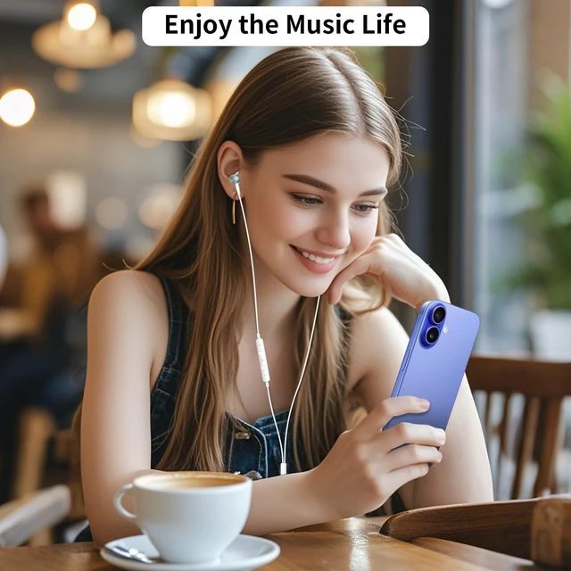 Alt view image 5 of 7 - USB C Earbuds Wired Headphone for iPhone 18 Pro Max 17 16 16e 15 for Samsung A17 A16 S26 Ultra S25 Headphones Wired,USB Type C Earphones With Microphone for iPad Pro Air Pixel 11 10 9,Green