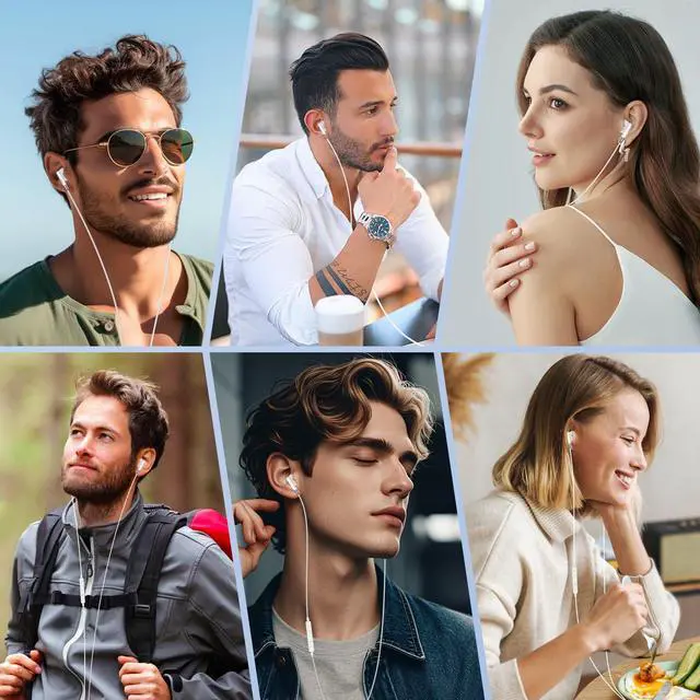 Alt view image 7 of 7 - Plug in Earbuds 3.5mm Jack Wired Earbuds for Samsung Galaxy A15 A14 A13 A07 | A06 A25 A24 A23 S10 S9 S8 Wired Ear Buds, in-Ear Headphones Earphones with Microphone for iPhone iPad iPod Computer Laptop