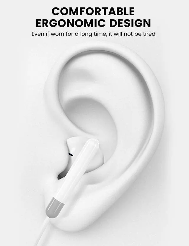 Alt view image 3 of 6 - Fidioto 2Pack Wired Earbuds with Microphone, 4.0Ft Length Wired in-Ear Headphones, 3.5mm Jack Wired Earphones Compatible with Mobile Phones / MP3 / Computers/IPads/Tablets, etc