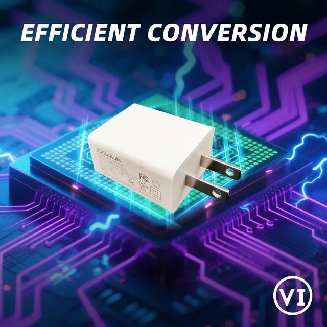 Alt view image 4 of 7 - SinitoAula UL Listed USB Wall Charger Block - 5W (5V1A), 1-Pack, White | Power Adapter for Outlet, Plug for Cell Phones, Tablets, Earphones, Power Banks, Smart Wearables and More Electronic Gadgets