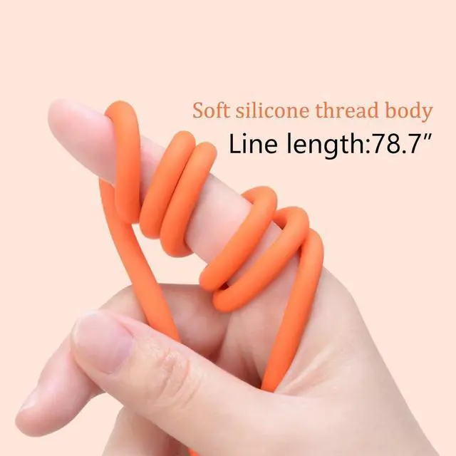 Alt view image 2 of 7 - Calsgkspray 2Pcs Orange 3 in 1 Multi USB Cable 100W Multi Charger Cable Fast Charging Cable to Various Mobile Phones with Type-C/Android/Charging Ports 2m/78.7inch Multiple Charging Cord