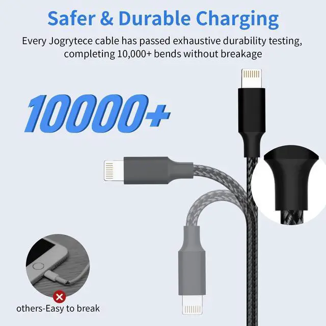 Alt view image 3 of 7 - 3 in 1 Multi Charging Cable, USB Cable Universal Charger, 2Pack 4FT | Phone Charger Cord with Type-C, Micro USB, L Port, Travel Charger for iPhone 17-8/Android, Travel Camping Essentials