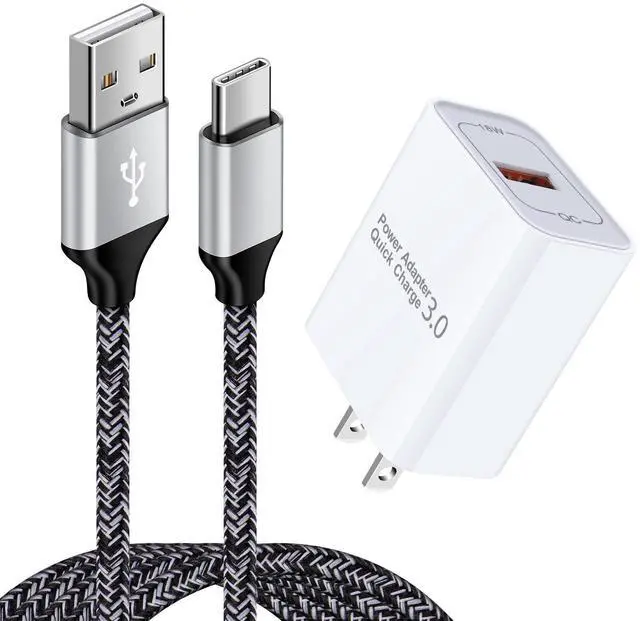Main image of Android Fast Charging Plug Rapid Micro USB Charger Cable 6FT | Compatible for Samsung Galaxy S7,S6,J8,J7,J3V, LG Stylo 2 3 Plus,Moto G5,G5 Plus,E5 Play E6 E4
