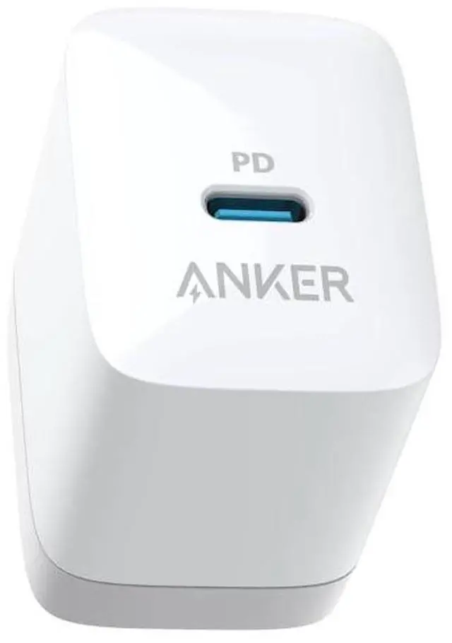Alt view image 2 of 5 - Anker PowerPort III 20W USB-C Wall Charger, Compact Fast Charger, Foldable Plug, Quick Charging for iPhone 16 Series, Galaxy, Pixel, iPad (Cable Not Included), A2631