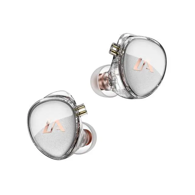 Alt view image 3 of 3 - Phinistec HiFi Earbuds with New 1DD 10mm Dynamic Driver, Bass Sound Wired Earphone with Detachable Cable for Music and Gaming Video (White, no mic)