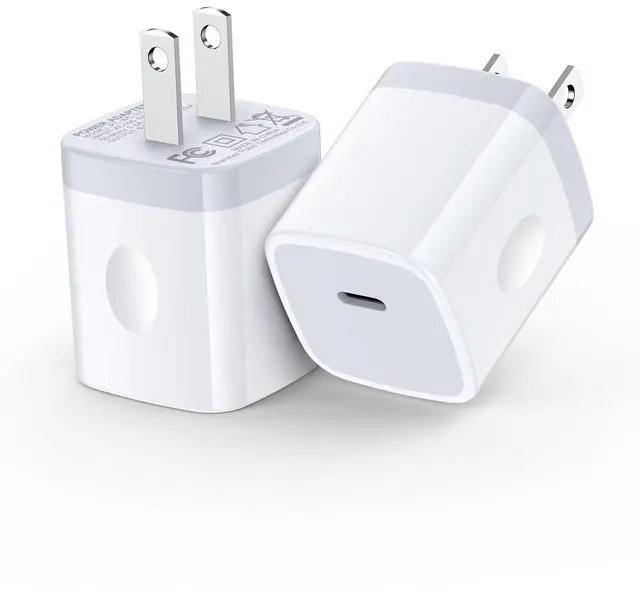 Main image of Galaxy S26 USB C Fast Charger Block, 2Pack 20W PD3.0 Charging Cube | 5V 3A USBC Power Adapter AILKIN Fast Wall Plug for Samsung Galaxy A17 A16 5G, iPhone 17 17e 16 15 Pro Max, Google Pixel 10Pro