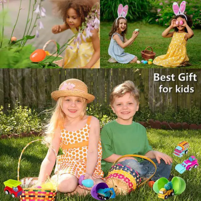 Alt view image 6 of 7 - Car Toys for Ages 3-5 Kids, 12pcs Pull Back Cars Truck Vehicles Set for Boys Girls, Mini Assorted Construction Vehicle Toy Party Favors, Potty Training Reward for Kids