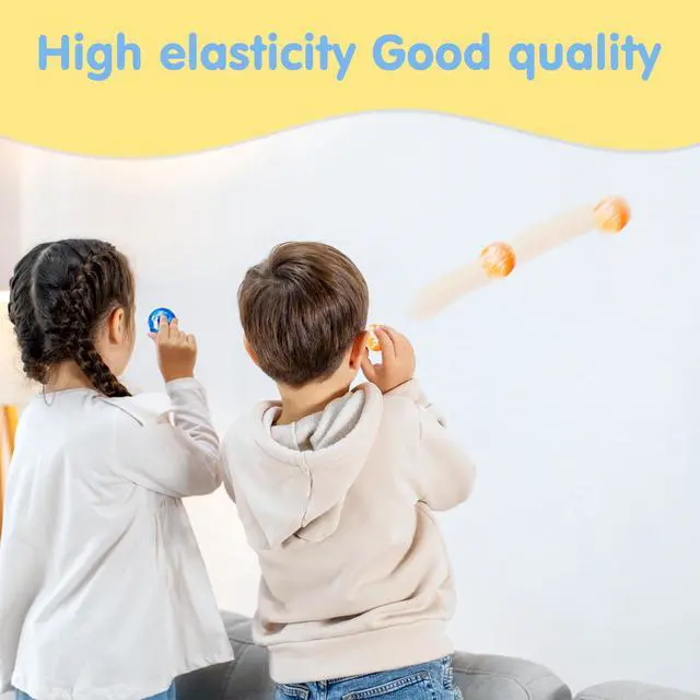 Alt view image 2 of 7 - JOYIN 24 PCS Multistyle Bouncy Balls, 6 Styles 32mm Assorted Bouncy Balls Bulk with Storage Bag, Bounce Toys for Kids Party Favors Birthdays Gifts Goodie Bags Stuffers Carnival Prizes