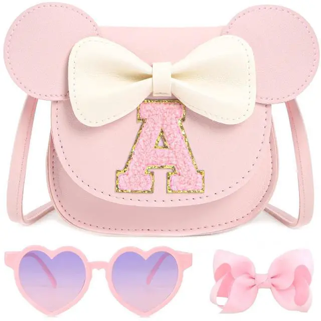 Main image of PRLINJSK Toddler Purse Birthday Gift for Girls Kids | Little Girl Purse Wallet | Crossbody Bag Gifts Set Christmas Basket Stuffers for 3 4 5 6 7 8 Year Old Girls