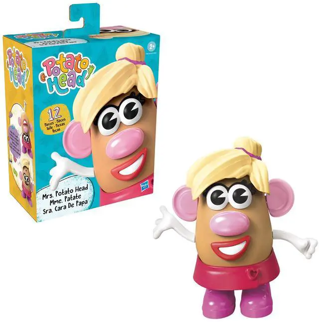 Alt view image 6 of 6 - Mr. Potato Head Mrs. Potato Head Set with 12 Parts and Pieces, Toddler and Preschool Toys for 2 Year Old Boys and Girls and Up
