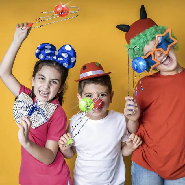 Alt view image 3 of 7 - Jishi Retro Magic Rail Twirler 3Pcs Light Up Glow Magnetic Gyro Wheel, Kids Classic Vintage Trick Yoyo Sensory Fidget Toys, Cool Unique Nostalgia Gifts Fun Stocking Stuffers for 3+ Year Old Boys Girls