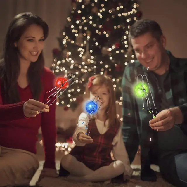 Alt view image 6 of 7 - Jishi Retro Magic Rail Twirler 3Pcs Light Up Glow Magnetic Gyro Wheel, Kids Classic Vintage Trick Yoyo Sensory Fidget Toys, Cool Unique Nostalgia Gifts Fun Stocking Stuffers for 3+ Year Old Boys Girls