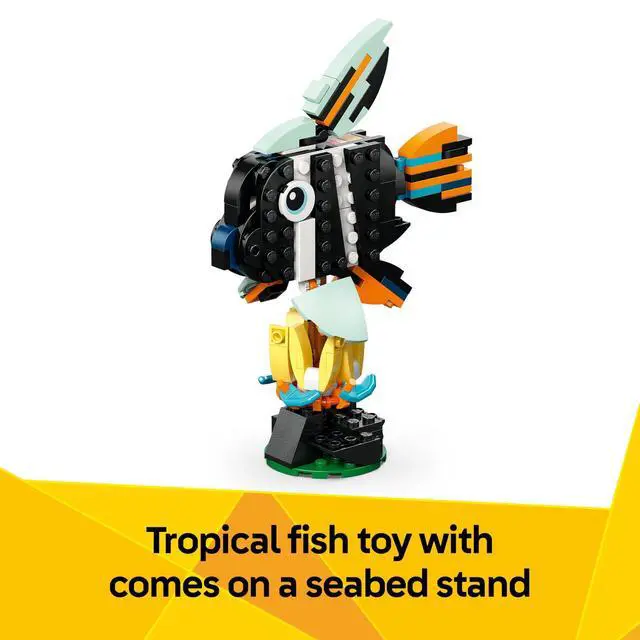 Alt view image 6 of 7 - LEGO Creator 3 in 1 Wild Animals: Tropical Toucan Building Toy for Kids- Jungle Building Blocks & Learning Toy for Girls & Boys, Ages 7+ - Build 3 Animal Toys in 1 Set - Gift for Birthdays - 31173