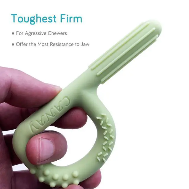 Alt view image 2 of 5 - Xtra Tough Hand-Held Sensory Chew Toys for Autistic Children, Chew Sticks fo Kids, Alt. to Chew Necklaces for Sensory Kids, Oral Motor Stimulation, ADHD, SPD - (Toughest - Aggressive Chewer)