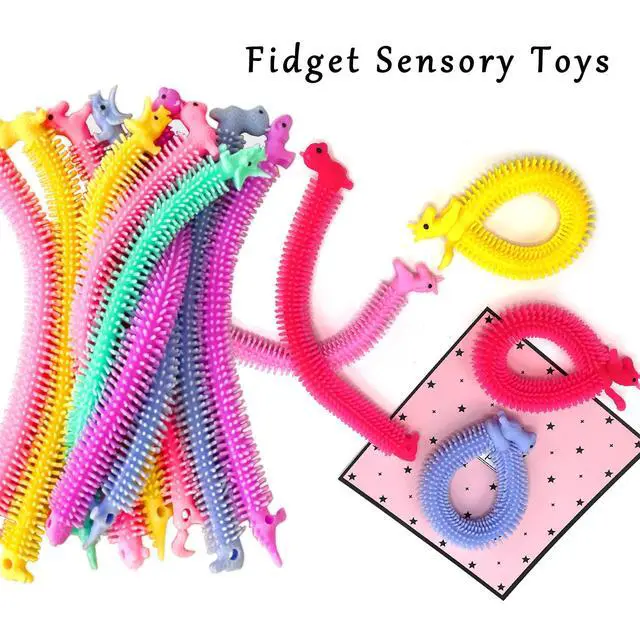 Alt view image 5 of 7 - YZXODN 30 Pack Stretchy Strings Fidget Toys, Sensory Toys Bulk for Kids, Adults Stress Relief, Anti-Anxiety Autism Toys, Perfect for Children's Day, Classroom Exchange, Birthday, Party Favors