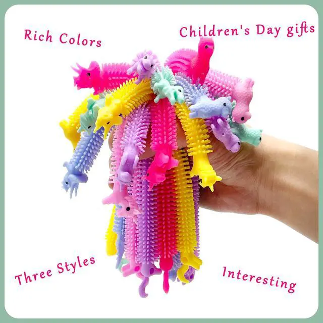 Alt view image 6 of 7 - YZXODN 30 Pack Stretchy Strings Fidget Toys, Sensory Toys Bulk for Kids, Adults Stress Relief, Anti-Anxiety Autism Toys, Perfect for Children's Day, Classroom Exchange, Birthday, Party Favors