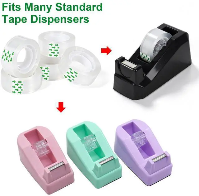 Alt view image 4 of 7 - BOMEI PACK 12 Rolls Clear Tape Refills Rolls Each Roll 3/4 x 1000 Inches | All-Purpose Transparent Tape Refills for Dispenser 1 inch Core for Office, Home, School, Packaging, and Gift Wrapping