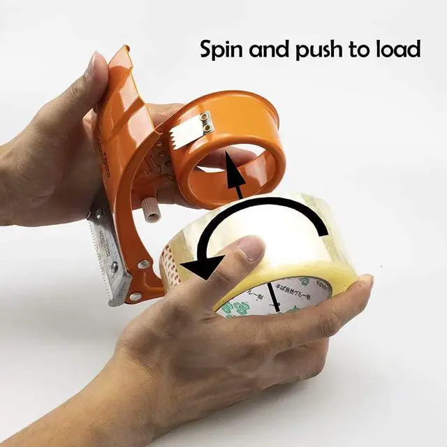 Alt view image 3 of 5 - PROSUN Metal Handheld 2 Inch Tape Gun Dispenser Packing Packaging Sealing Cutter White