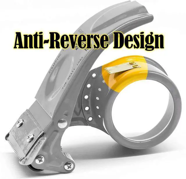 Alt view image 4 of 5 - PROSUN Metal Handheld 2 Inch Tape Gun Dispenser Packing Packaging Sealing Cutter White