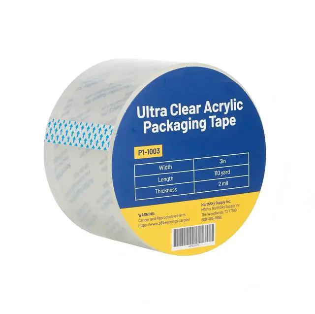 Main image of NORTHSKY Clear Packing Tape Heavy Duty, 3 Inch x 110 Yards (2 Mil) Packaging Tape for Shipping, Moving & Storage, Commercial Grade Box Tape Refills