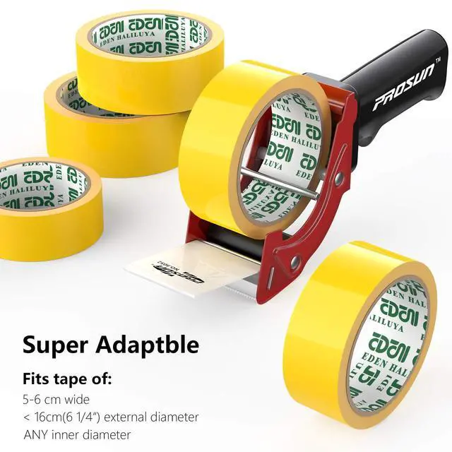 Alt view image 3 of 7 - PROSUN Fast Reload 2 Inch Tape Gun Dispenser Packing Packaging Sealing Cutter TG01 (Red)
