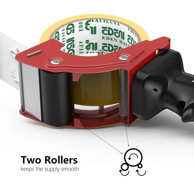 Alt view image 5 of 7 - PROSUN Fast Reload 2 Inch Tape Gun Dispenser Packing Packaging Sealing Cutter TG01 (Red)