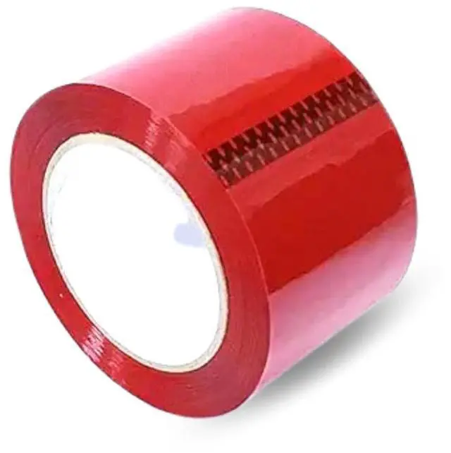 Main image of AMPACKER Red Carton Sealing Tape, Packing Tape, Moving Tape 2" x 110 Yards (2.0 Mil) - Heavy Duty Acrylic Adhesive Tape for Boxes, Moving, Storage, Shipping, Warehouse Color Coding