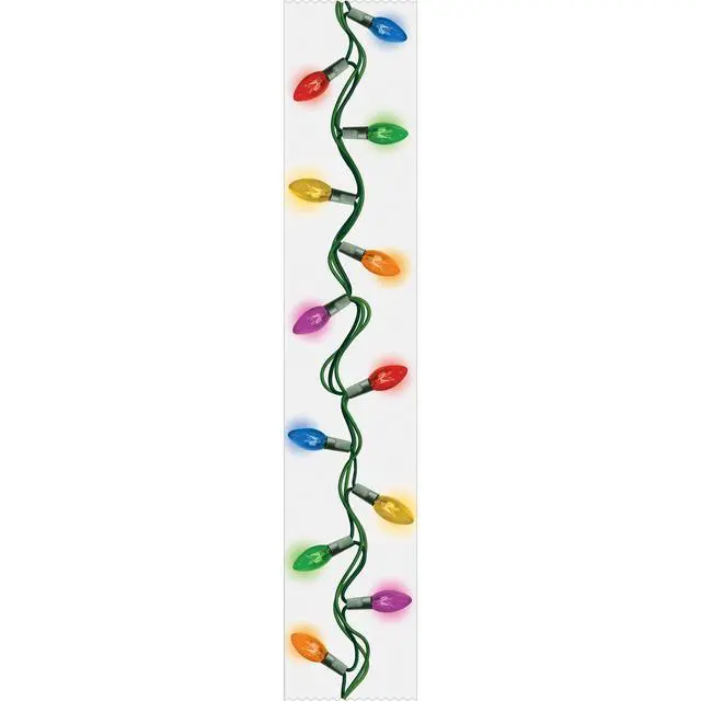 Alt view image 3 of 5 - Genuine Fred Special DELIVERY Holiday Packing Tape, Fun String Lights Design, 60ft Roll with Built-in Dispenser, Perfect for Shipping, Holiday Gifts, and Fun Packaging, Printed Packing Tape