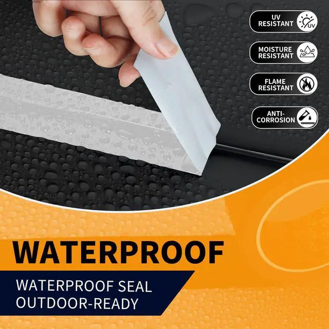 Alt view image 4 of 7 - YONGJIN White Duct Tape Waterproof, 2 Pack, 2 Inch x 40 Yards Total | Easy tear by hand, no residue cloth tape. Waterproof, multi-purpose for indoor, outdoor, repairs, DIY, packaging, and crafts