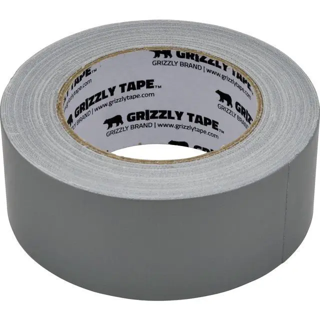 Alt view image 3 of 6 - Grizzly Power Silver Duct Tape Heavy Duty (2 Pack) | Versatile Packing Tape 1.88 Inch x 30 Yards | Waterproof Tape Roll for Home Improvement, Office Use, Wrapping, Sealing, Crafting & General Repairs