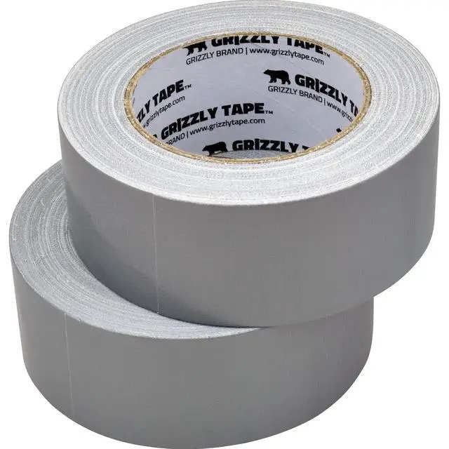 Alt view image 5 of 6 - Grizzly Power Silver Duct Tape Heavy Duty (2 Pack) | Versatile Packing Tape 1.88 Inch x 30 Yards | Waterproof Tape Roll for Home Improvement, Office Use, Wrapping, Sealing, Crafting & General Repairs