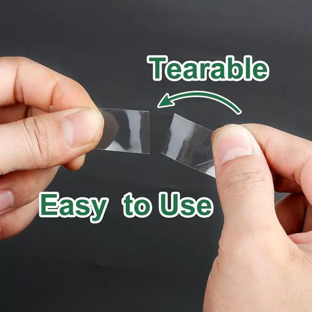 Alt view image 5 of 7 - JACMD 12 Rolls Clear Transparent Tape Refills, 3/4 x 1000 inches, All-Purpose Glossy Tape for Office, Home, School, Packaging, and Gift Wrapping
