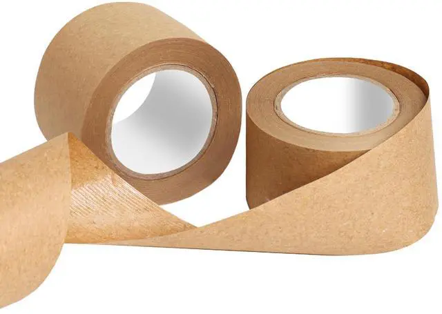 Main image of SBYURE 2 Pack Brown Packing Tape,Water Activated Tape Brown Paper Tape for Shipping, Storage, Crafts(48 mm x 59 Yard)