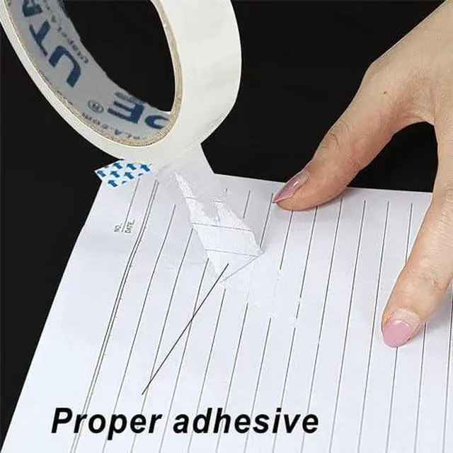 Alt view image 4 of 6 - UTAPE Singles Heavy Duty Clear Tape 1 Inch x 75 Yards Long, Packing Shipping Tape Refills Available Packaging Tape for Moving Boxes & Moving Supplies, Clear Office Use Sealing Tape 1 Roll