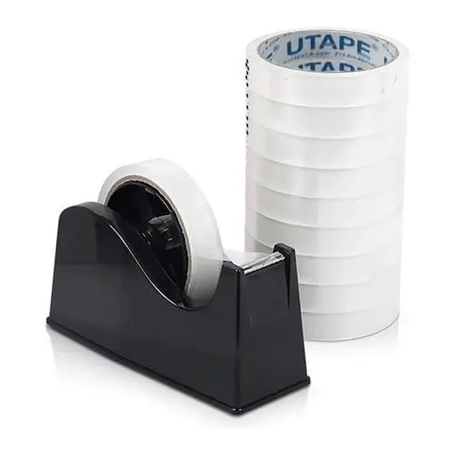 Alt view image 5 of 6 - UTAPE Singles Heavy Duty Clear Tape 1 Inch x 75 Yards Long, Packing Shipping Tape Refills Available Packaging Tape for Moving Boxes & Moving Supplies, Clear Office Use Sealing Tape 1 Roll