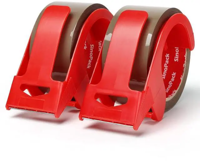 Main image of Heavy Duty Brown Packaging Tape 2Pack 1.88Inches X 55Yds with Dispenser Brown Packing Tape for Shipping and Moving, Strong Sealing on All Box Types