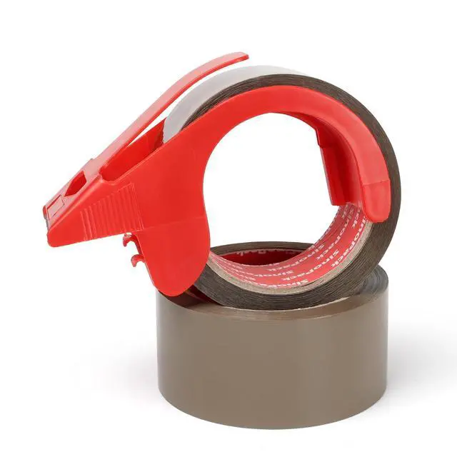 Alt view image 5 of 7 - Heavy Duty Brown Packaging Tape 2Pack 1.88Inches X 55Yds with Dispenser Brown Packing Tape for Shipping and Moving, Strong Sealing on All Box Types