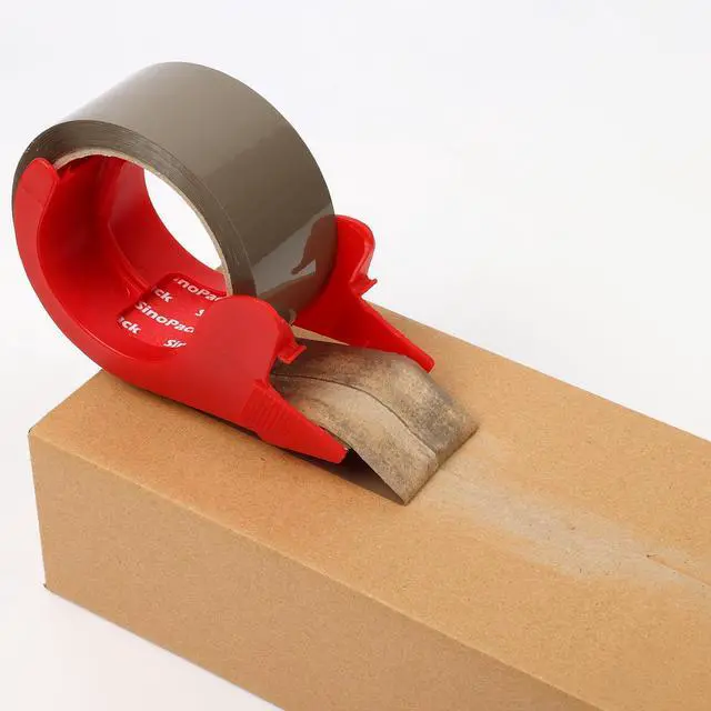 Alt view image 4 of 7 - Heavy Duty Brown Packaging Tape 2Pack 1.88Inches X 55Yds with Dispenser Brown Packing Tape for Shipping and Moving, Strong Sealing on All Box Types