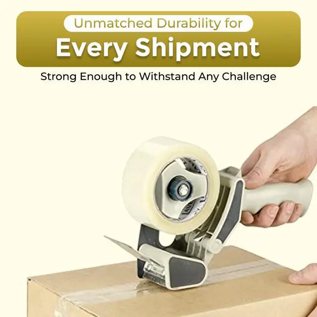 Alt view image 3 of 6 - Infinite Pack Adhesive Packaging Tape, Strong Plastic, 12 Tape Rolls | 1.88 in x 54.6 yd, Water Base, Crystal Clear, Low Odor, for Shipping, Moving and Storage