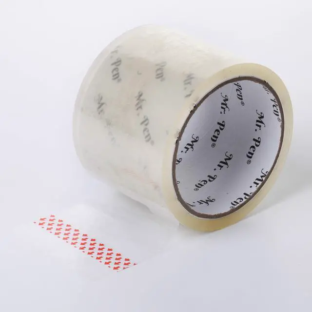 Alt view image 7 of 7 - Mr. Pen- 3 inch Packing Tape, 2 Pack, Wide Tape, 45 Yards, 1.9mil, No Smell | 3 inch Tape, Shipping Tape, Packaging Tape, Packing Tape Rolls, Clear Packing Tape, Moving Tape, Packing Tape Refill