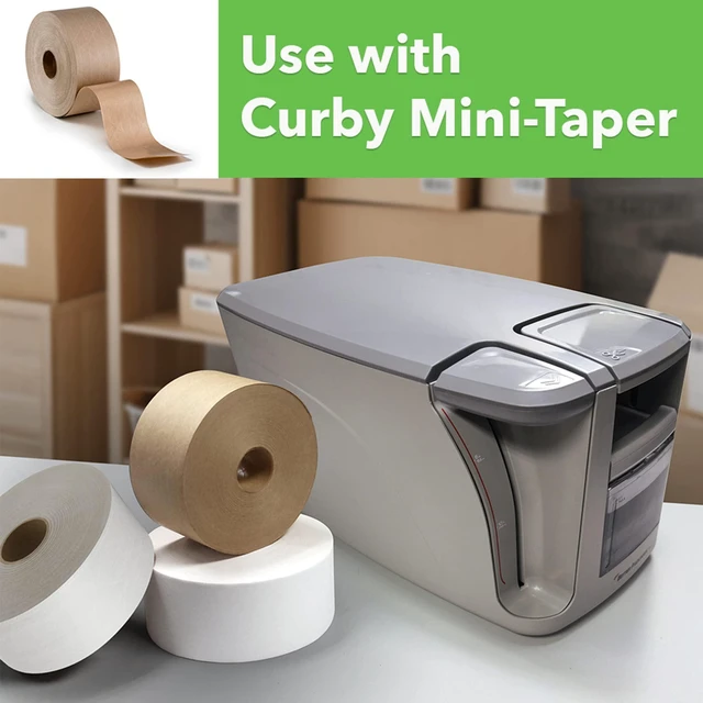 Alt view image 2 of 7 - IPG Curby Water Activated Tape, 2.83" x 100M Refill Roll