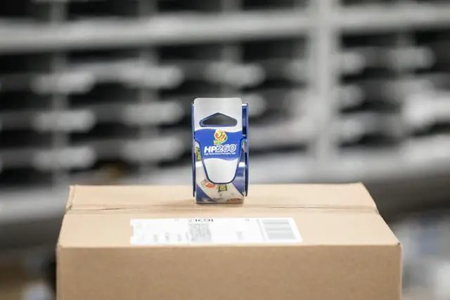 Alt view image 2 of 6 - Duck Brand High Performance Packaging Tape with Dispenser - HP260 Strong Packaging Tape Gun for Shipping, Moving, Mailing & Boxes - 1.88 Inches x 22.2 Yards - 1.5" Core - Clear (920352)