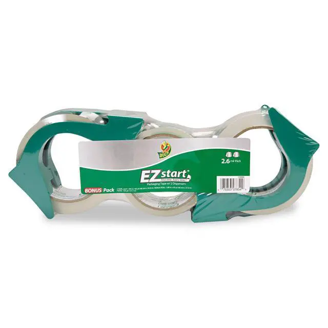 Alt view image 3 of 3 - Duck EZ Start Premium Packaging Tape, Clear, 1.88" x 22.2 yd