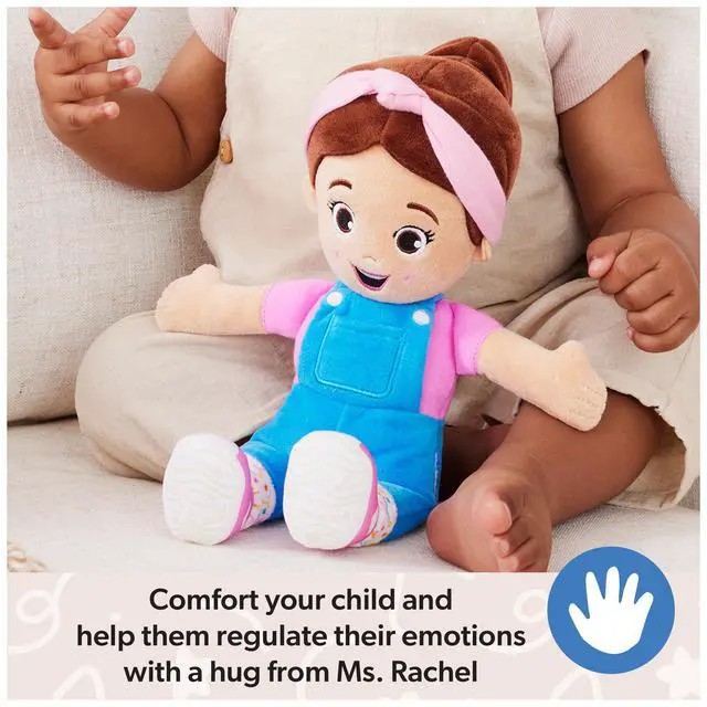 Alt view image 5 of 7 - Ms. Rachel Cuddle & Comfort Doll, 11-Inch Soft Plush First Baby Doll | Super-Soft Friend for Hugs & Snuggles, Encourages Pretend Play, Baby Toys for Girls & Boys Ages 6 Months to 3+