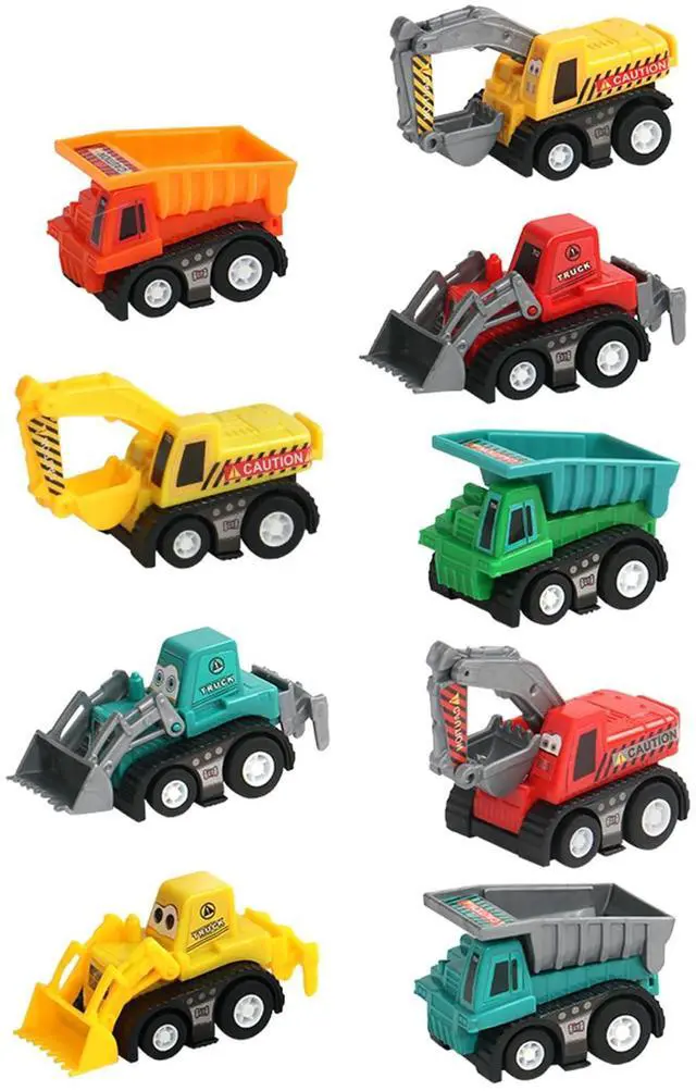 Main image of Fajiabao Construction Toy Cars for Toddlers 3+ Mini Pull Back Cars Boy Toys | Small Truck Sensory Bin Bulk & Goodie Bag Stuffers Party Favors for Kids 3-5 Gifts for Boys & Girls (Color Random)