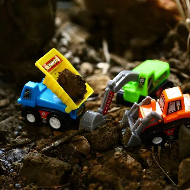 Alt view image 6 of 7 - Yeonha Toys Pull Back Vehicles, 12 Pack Mini Assorted Construction Vehicles and Race Car Toy for Kids and Toddlers | Truck Mini Car Toy for Kids Toddlers Boys, Pull Back and Go Car Toy Play Set