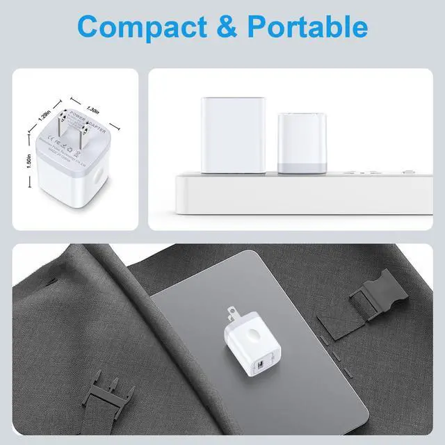 Alt view image 5 of 7 - 5V 1A USB Power Adapter 2-Pack, 5W USB Wall Charger Block Plug Power Brick | 5 Volt USB-A Charger Box Cube for iPhone 16/15/14/13/12, Galaxy S25/S24/S23, Google Pixel 8/7, Android, Kindle