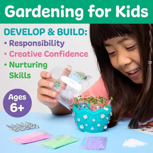 Alt view image 6 of 7 - Creativity for Kids Mini Garden Axolotl Terrarium, Grow & Create (Ages 6+)