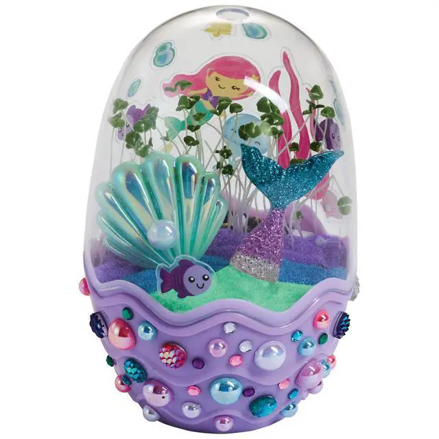 Alt view image 4 of 5 - Creativity for Kids Mini Garden: Mermaid Terrarium Kit - Mermaid Gifts for Girls, Crafts and Toys, Stocking Stuffers for Kids (Ages 6+)