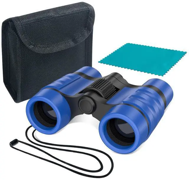 Main image of ESSENSON Binoculars for Kids, Age 3-12 Years Boys Girls, Dark Blue | Telescope Outdoor Toys, Sports and Outside Play, Hiking, Bird Watching, Travel, Camping, Birthday Presents